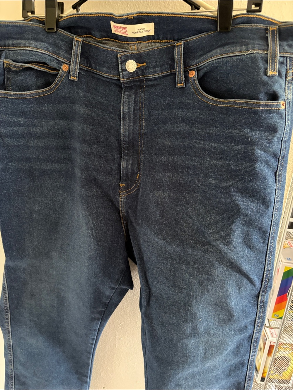 Women’s Dark Blue Denim Jeans - Classic Fit